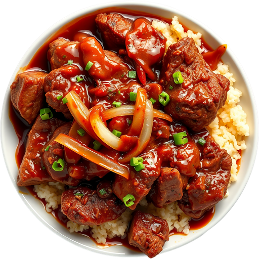 Presidents BBQ Beef dish