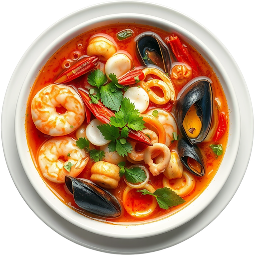 Spicy Seafood Soup dish