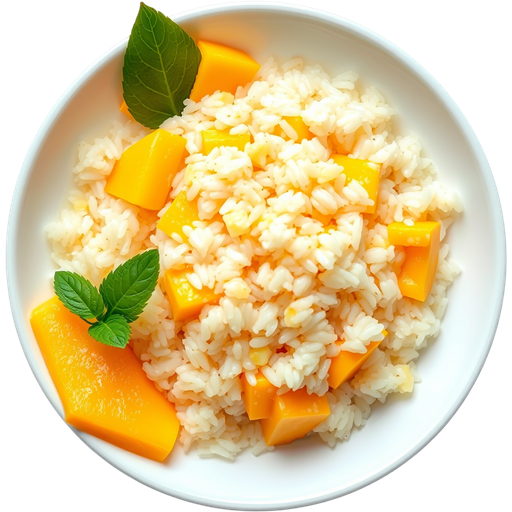 Mango Sticky Rice dish