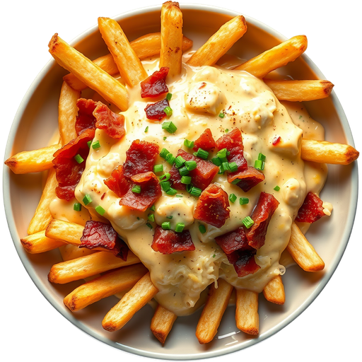 Chowder Bacon Fries dish