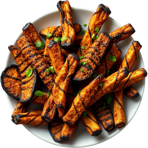 Portobello Mushroom Fries dish