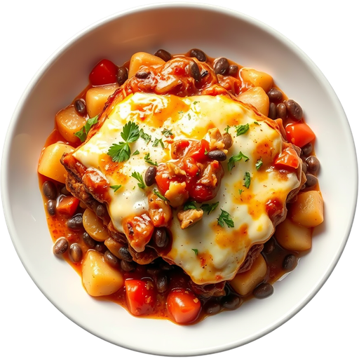 Vegan Moussaka dish