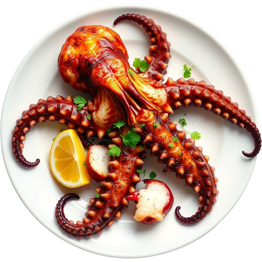 Grilled Octopus dish