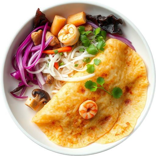 House Specialty Fried Rice Flour Crepes dish