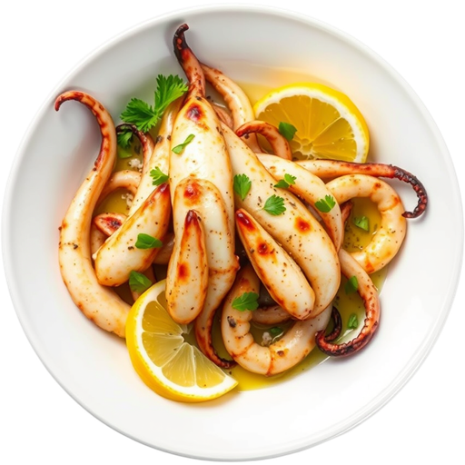 Grilled Squid dish