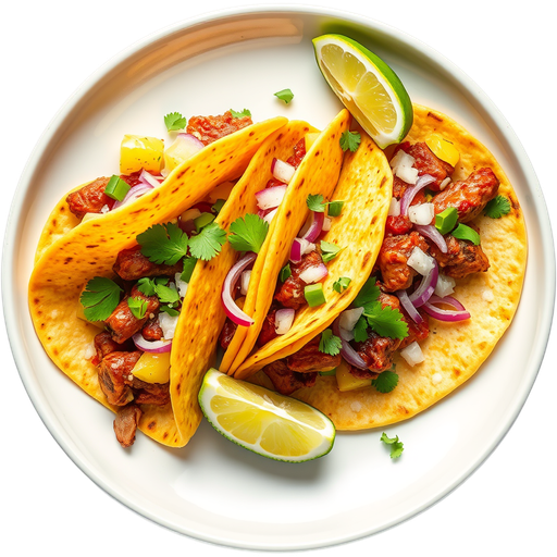Al Pastor Tacos dish