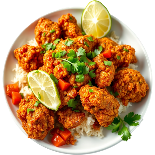 Crispy Chicken Zaab dish