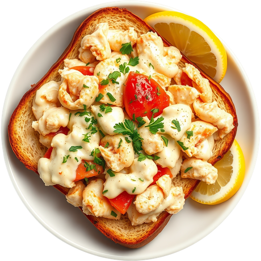 Crab Toast dish