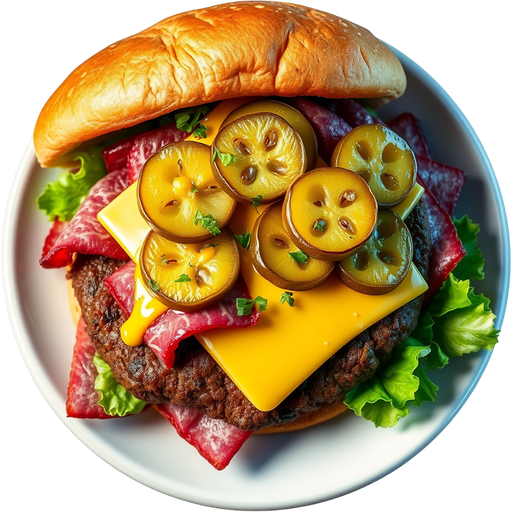 Pastrami Burger dish