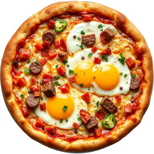 Breakfast Pizza dish