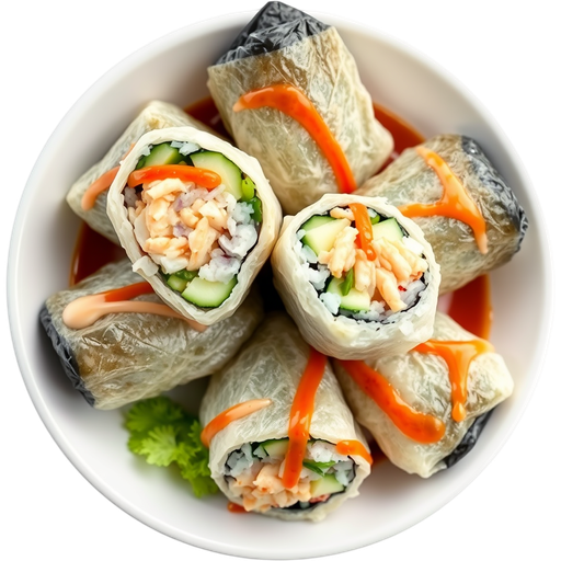 Blue Crab Hand Rolls dish