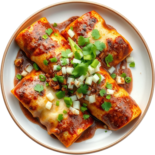 Mole Enchiladas dish