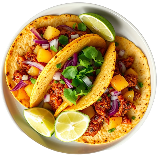 Al Pastor Tacos dish