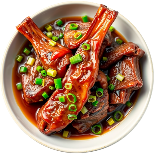 Marinated Finger Ribs dish