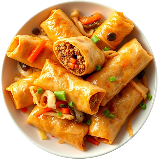 Pork Egg Rolls dish