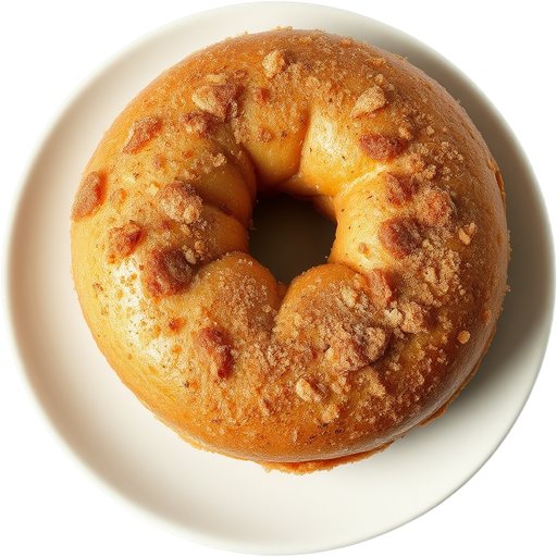 Cinnamon Sugar Bagel dish