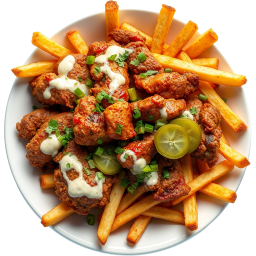 Mixed Shawarma Fries dish