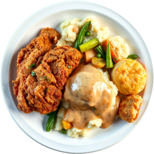 Fried Chicken Dinner dish