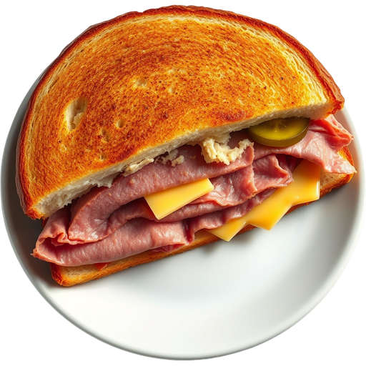 Hot Pastrami Sandwich dish