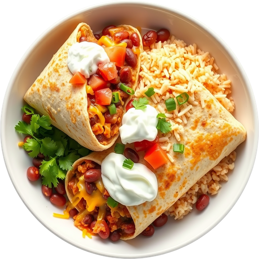 Bean and Cheese Burrito dish