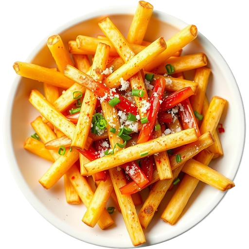 Shaken Fries dish