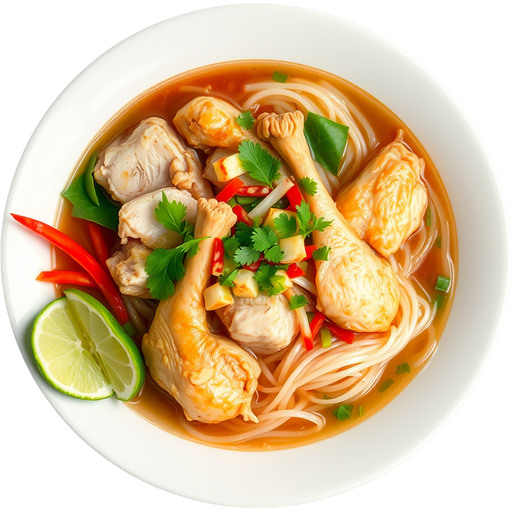 Chicken Pho dish