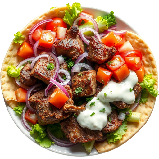 Gyros Athenian dish
