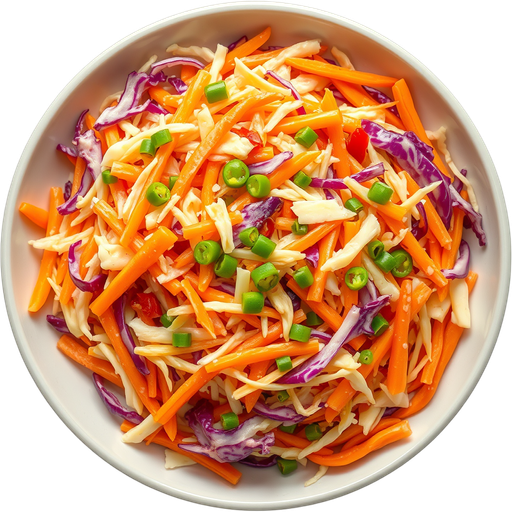 Spicy Sweet Coleslaw dish