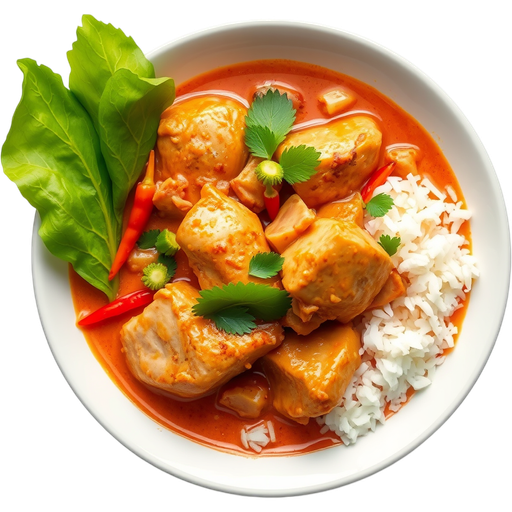 Pork Panang Curry dish