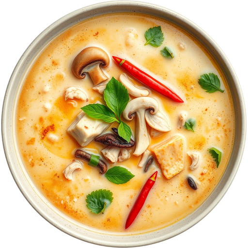 Tom Kha Soup dish