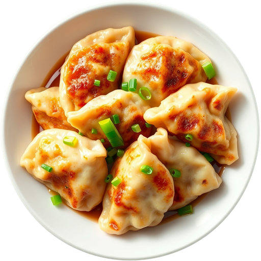 Pan Fried Potstickers dish