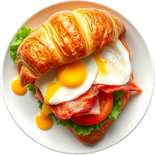 Breakfast Croissant Sandwich dish