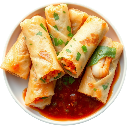 Crispy Rolls dish
