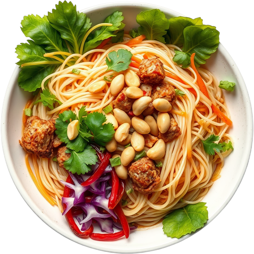 Vermicelli Noodle Bowl dish