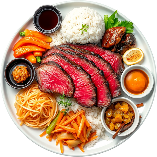Kobe Style Beef Course dish