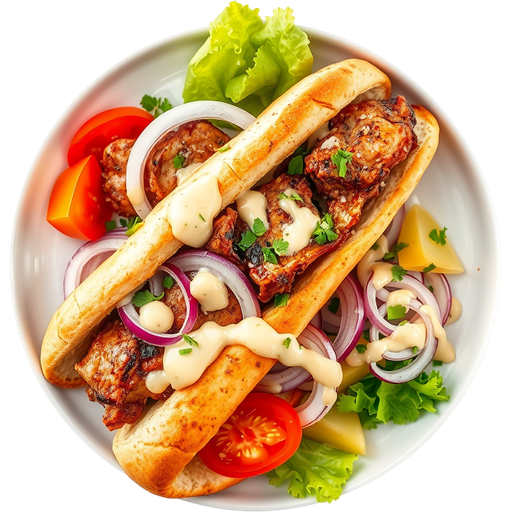 Shawarma Sandwich dish