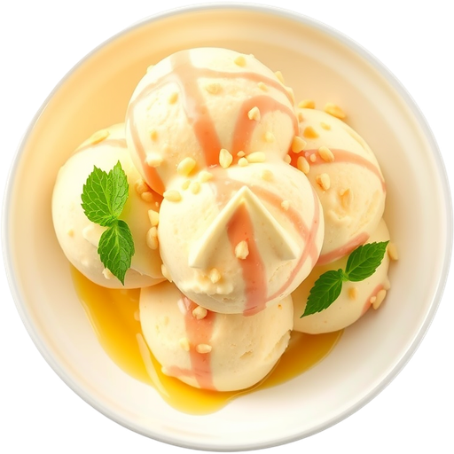 Cardamom Ice Cream dish