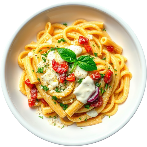 Malai Rigatoni Pasta dish