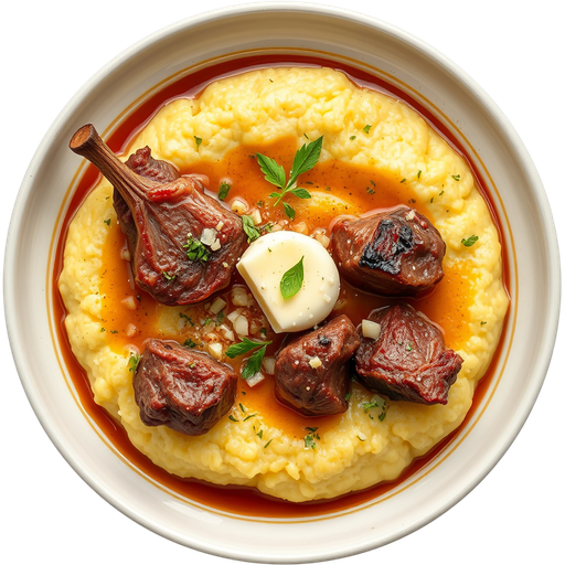 Lamb Polenta dish