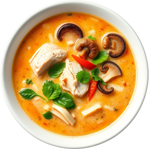 Tom Kha Soup dish