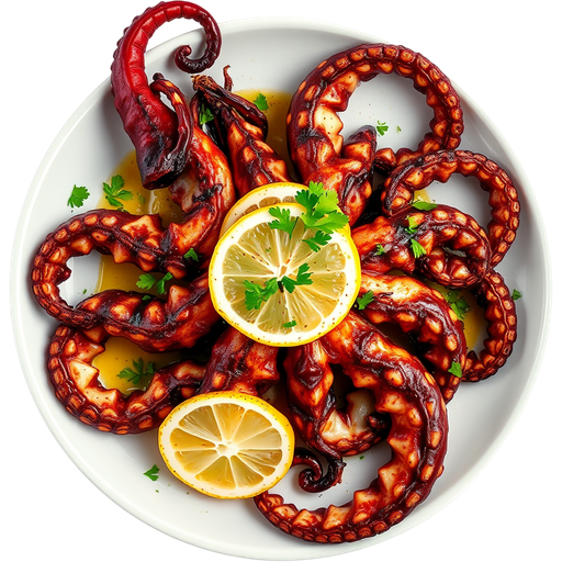 Grilled Octopus dish