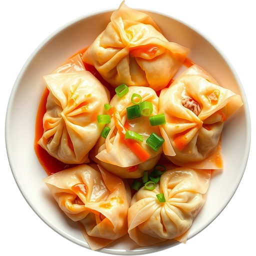 Spicy Wontons dish