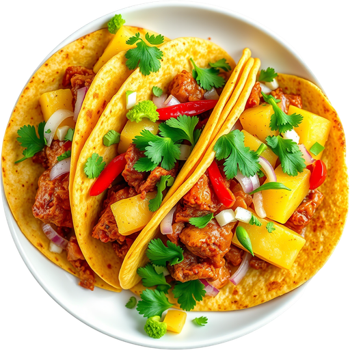 Al Pastor Tacos dish
