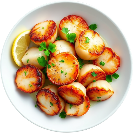 Scallops dish