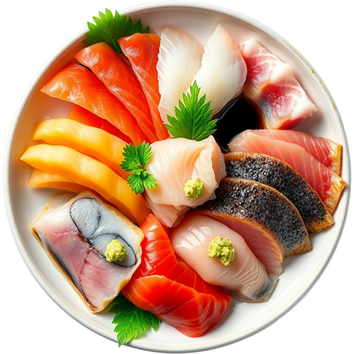 Assorted Sashimi dish