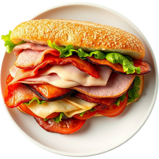 Five Meats Sandwich dish