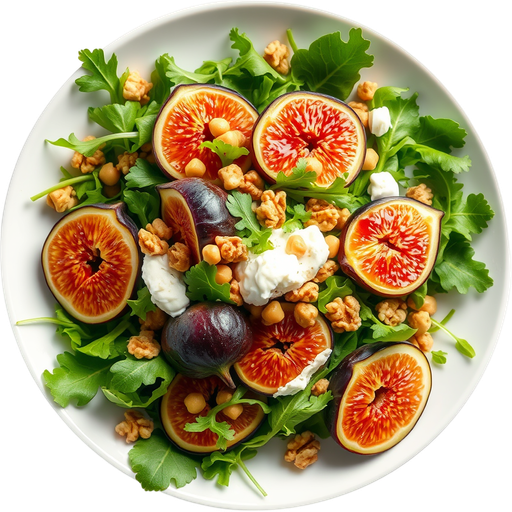 Fig and Ricotta Salad dish
