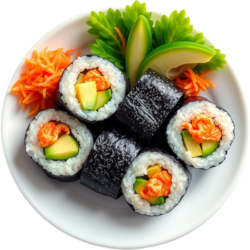 Bento Box California Roll dish