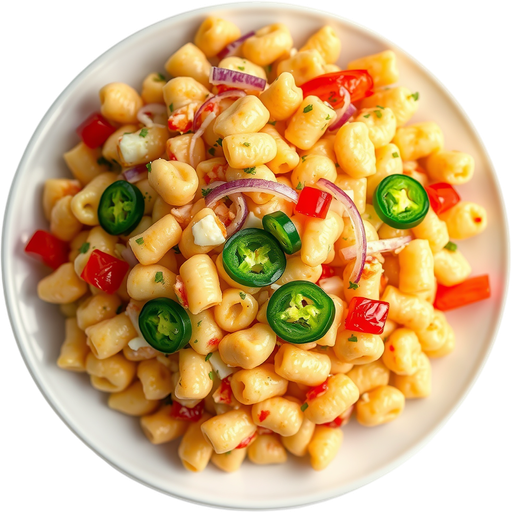 Jalapeño Macaroni Salad dish