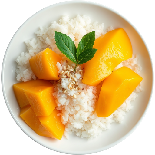 Mango with Sticky Rice dish